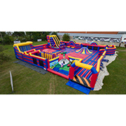 inflatable princess theme park bounce house world